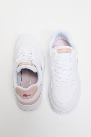 Baskets T-clip - Blanc et rose poudré