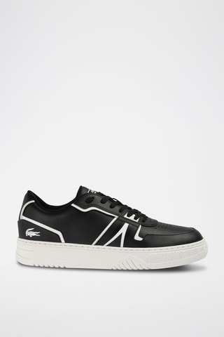 Zapatillas de piel L001 - Negro