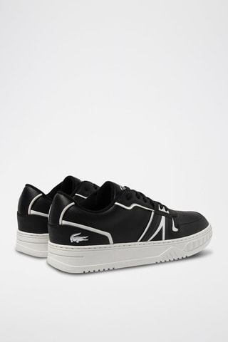 Zapatillas de piel L001 - Negro