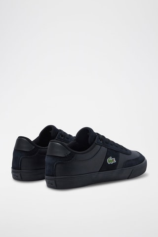 Zapatillas de piel - Negro