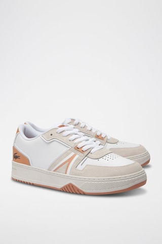 Zapatillas de piel L001 - Blanco