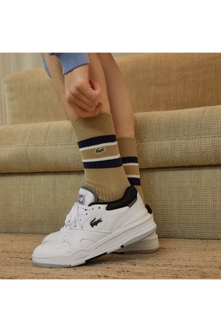 Zapatillas de piel Lineshot - Blanco