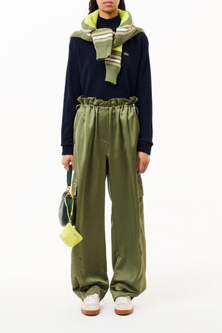 Jersey de lana relaxed fit - Azul oscuro