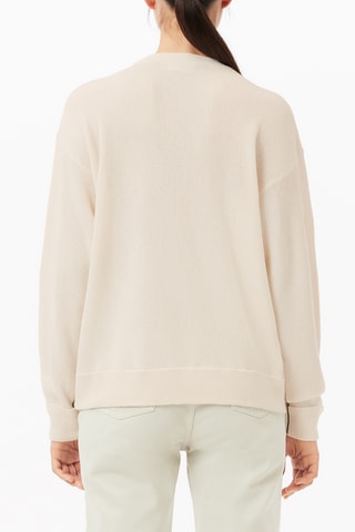 Pull en laine relaxed fit - Ecru