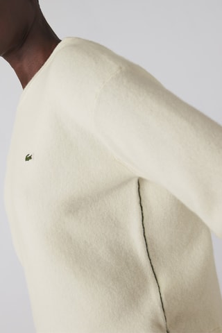 Pull en laine relaxed fit - Ecru