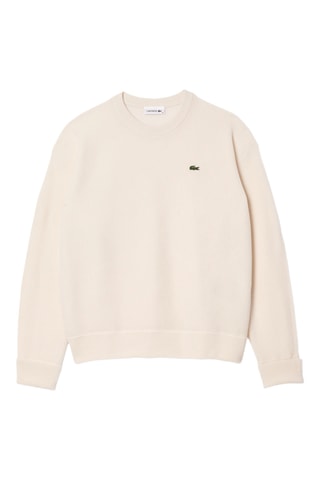 Pull en laine relaxed fit - Ecru