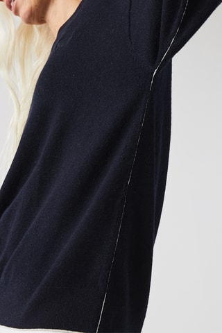 Jersey de lana - Azul marino