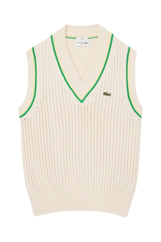 Pull sans manches classic fit - Ecru