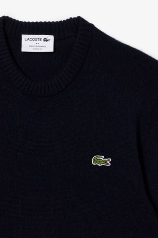 Pull en cachemire et laine - Bleu marine