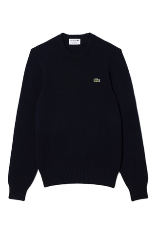 Pull en cachemire et laine - Bleu marine