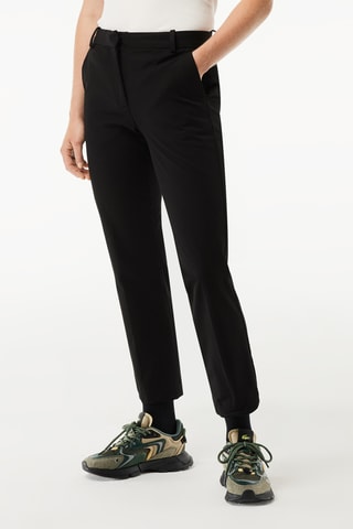 Pantalon 7/8 taille haute slim fit - Noir