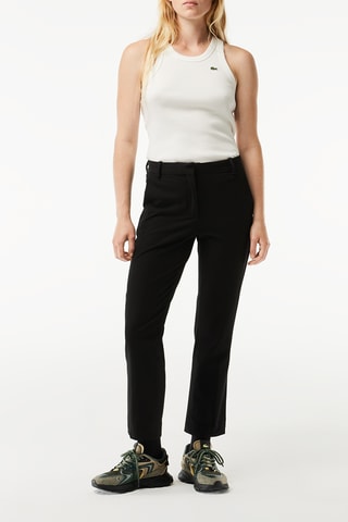 Pantalon 7/8 taille haute slim fit - Noir