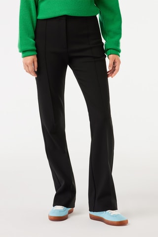 Pantalon flare taille haute - Noir