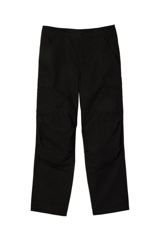 Pantalon relaxed straight fit - Noir