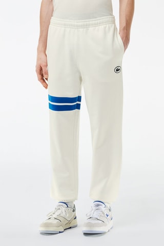 Pantalon de survêtement en coton biologique - Blanc