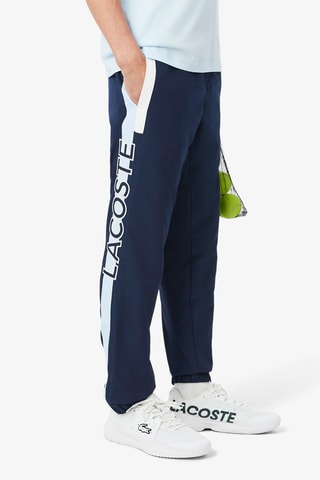 Pantalón regular fit - Azul marino y blanco