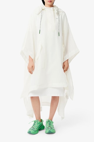 Capa con capucha - Blanco