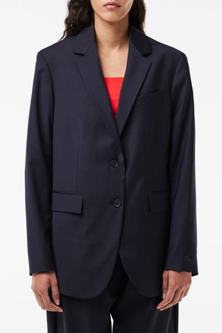 Chaqueta de lana - Azul marino