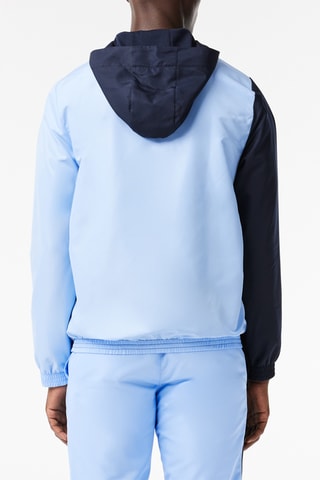 Chaqueta con capucha de tenis - Azul