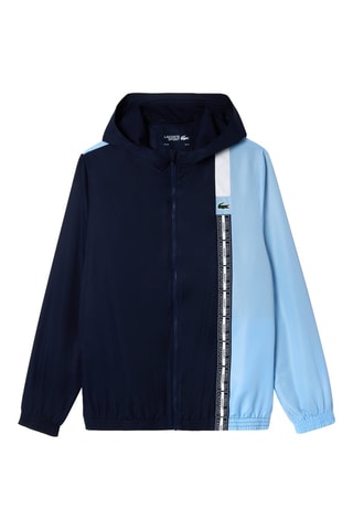 Chaqueta con capucha de tenis - Azul