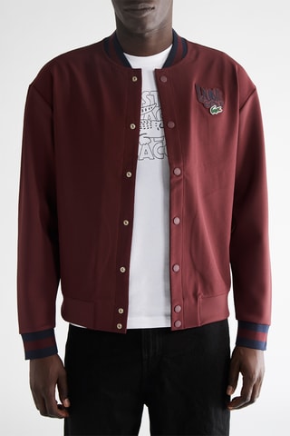 Chaqueta bomber - Burdeos