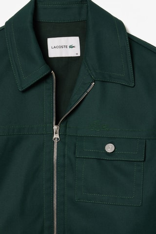 Chaqueta relaxed fit - Verde oscuro