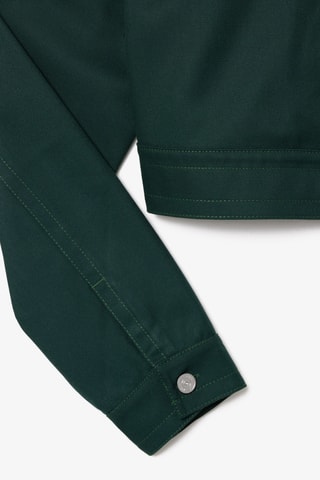 Chaqueta relaxed fit - Verde oscuro