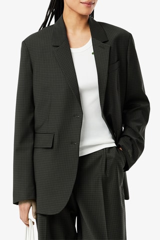 Chaqueta de lana - Negro