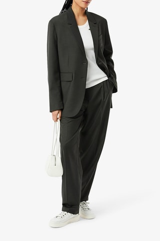 Chaqueta de lana - Negro