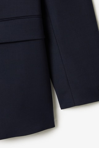 Chaqueta de lana oversized fit - Azul marino