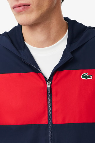 Chaqueta con capucha de tenis - Azul marino