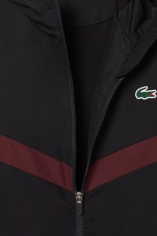 Chaqueta con capucha de tenis - Negro