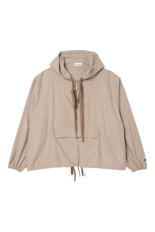 Chaqueta con capucha - Beige