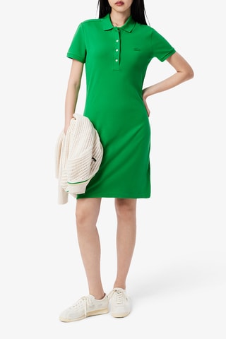Vestido polo slim fit - Verde