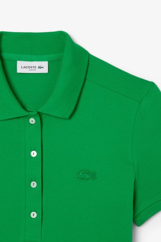 Vestido polo slim fit - Verde
