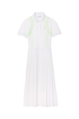 Vestido efecto doble prenda - Blanco
