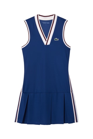 Vestido plisado de tenis - Azul marino