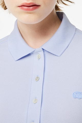 Vestido polo slim fit - Celeste