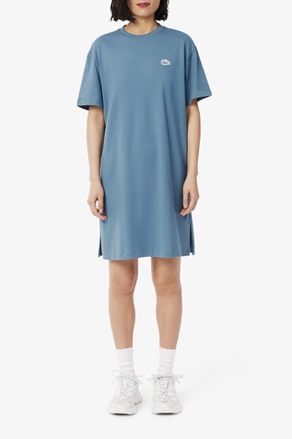 Vestido camiseta - Azul-gris