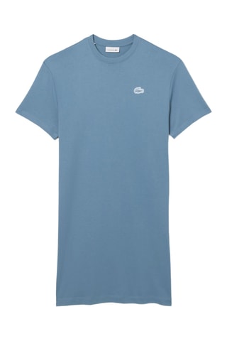Vestido camiseta - Azul-gris