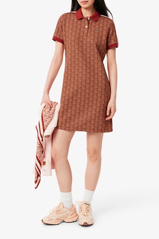 Vestido straight slim fit - Burdeos