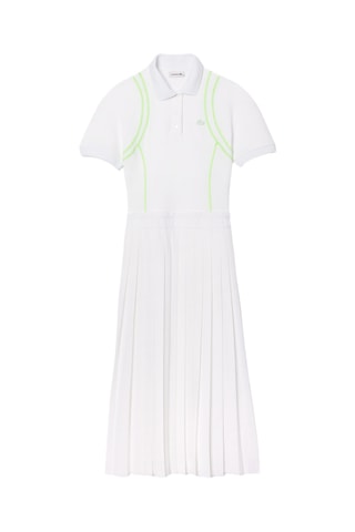 Vestido plisado - Blanco