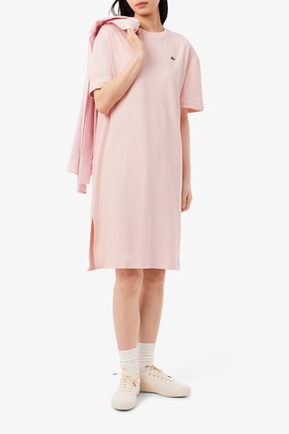 Vestido camiseta oversized fit - Rosa viejo