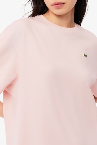 Vestido camiseta oversized fit - Rosa viejo