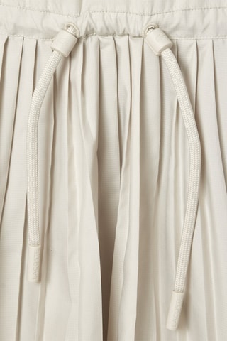 Vestido plisado relaxed fit - Crudo