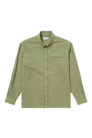 Chemise regular fit - Bleu marine et jaune