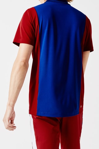 Polo - Azul rey y rojo