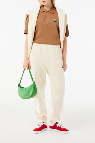Polo loose fit en coton biologique - Camel