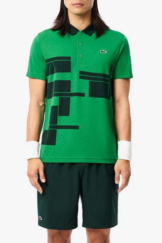 Polo regular fit Lacoste Tennis x Novak Djokovic - Verde