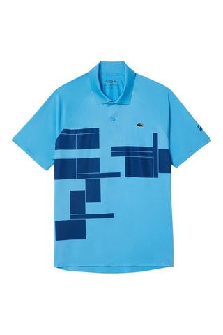 Polo de tenis regular fit Lacoste Tennis x Novak Djokovic - Azul